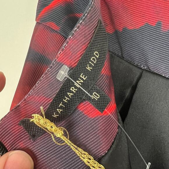 Katherine Kidd Atlanta Rose Print Knee Length Pencil Skirt Career Size 10 New - Picture 6 of 9